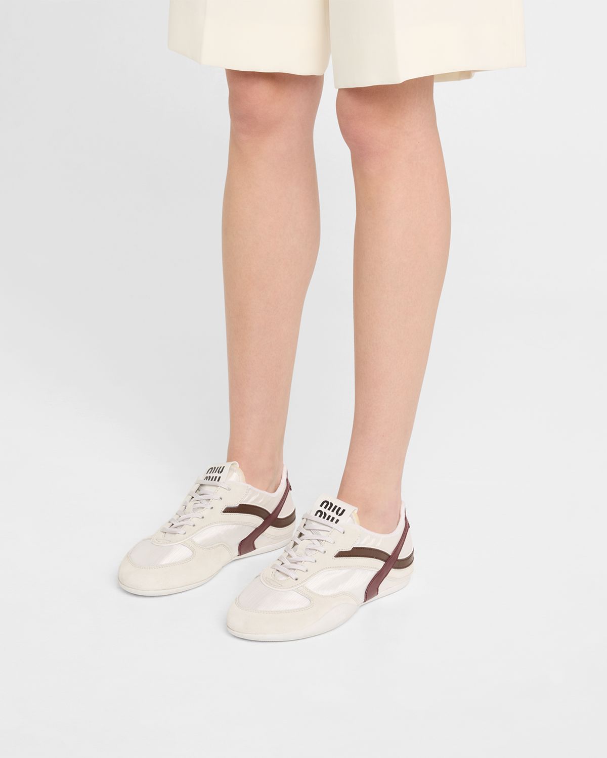 Miu Miu Colorblock Nylon Tech Runner Sneakers