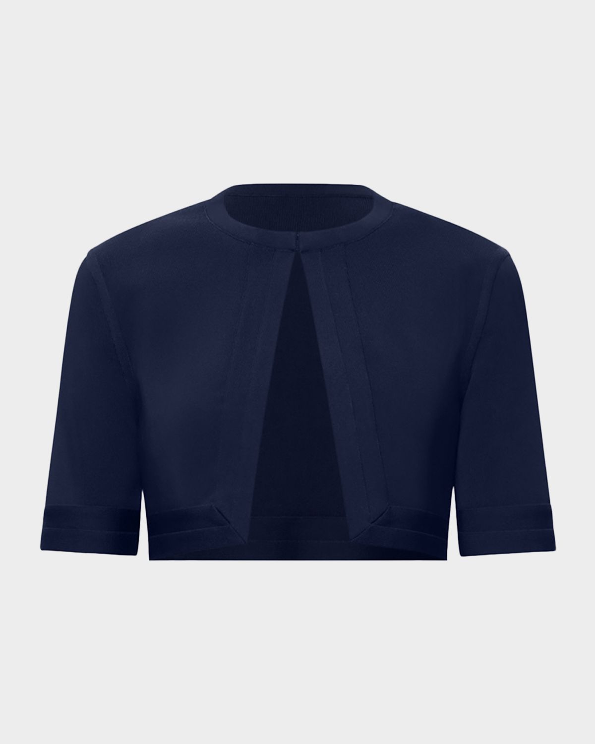 Herve Leger The Marie Cropped Crewneck Bolero