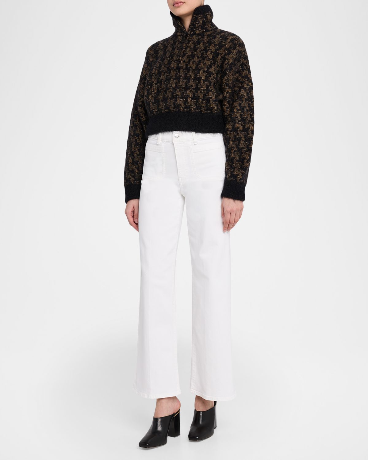 FRAME Le Slim Palazzo Modernist Pocket Jeans