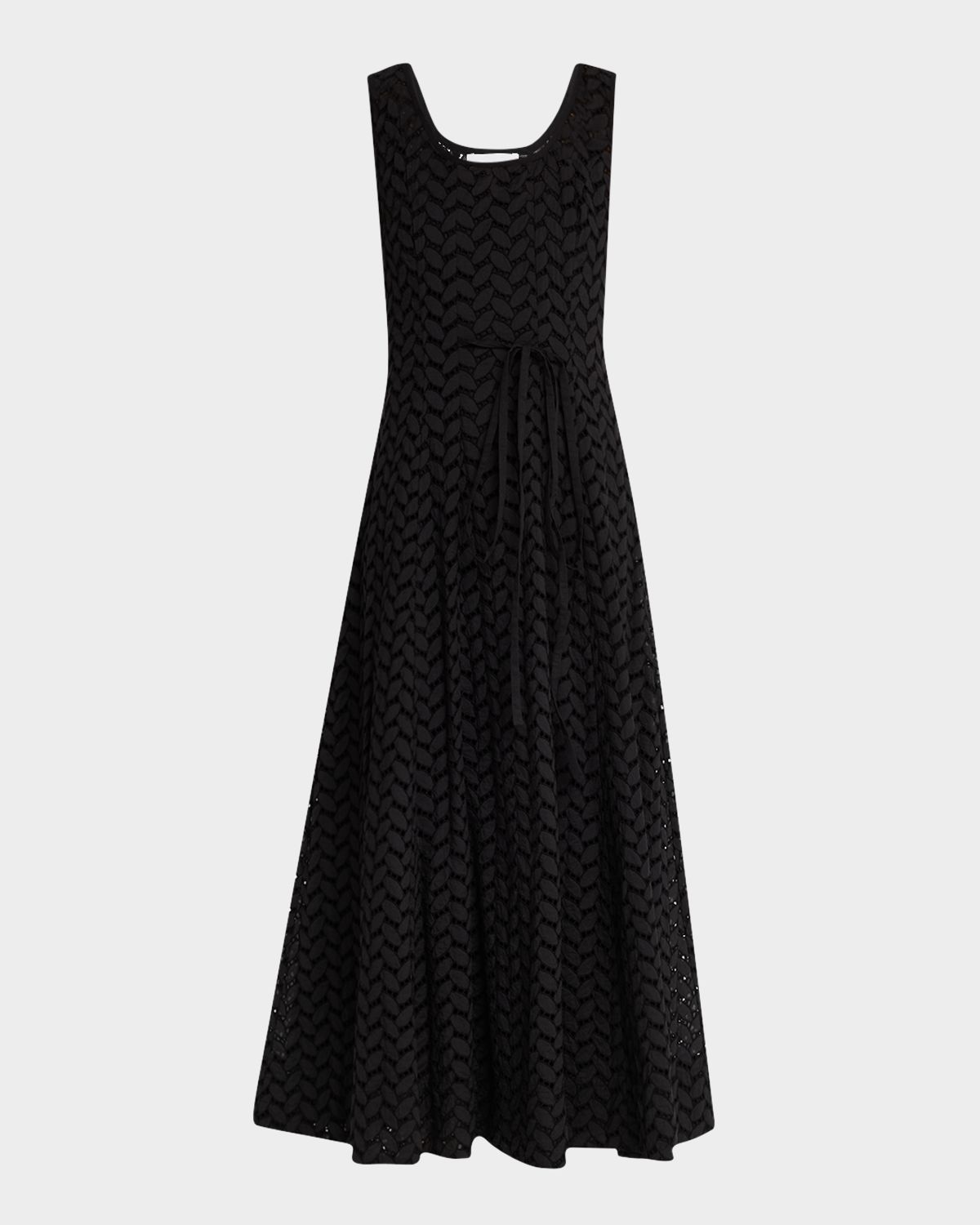 Merlette Olea Eyelet-Embroidered Cotton Midi Dress