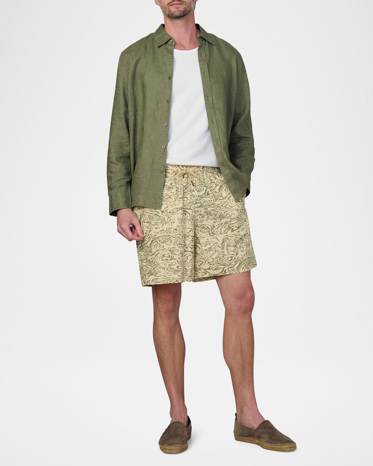 Joe 's Jeans Men 's Jakob Linen Sport Shirt