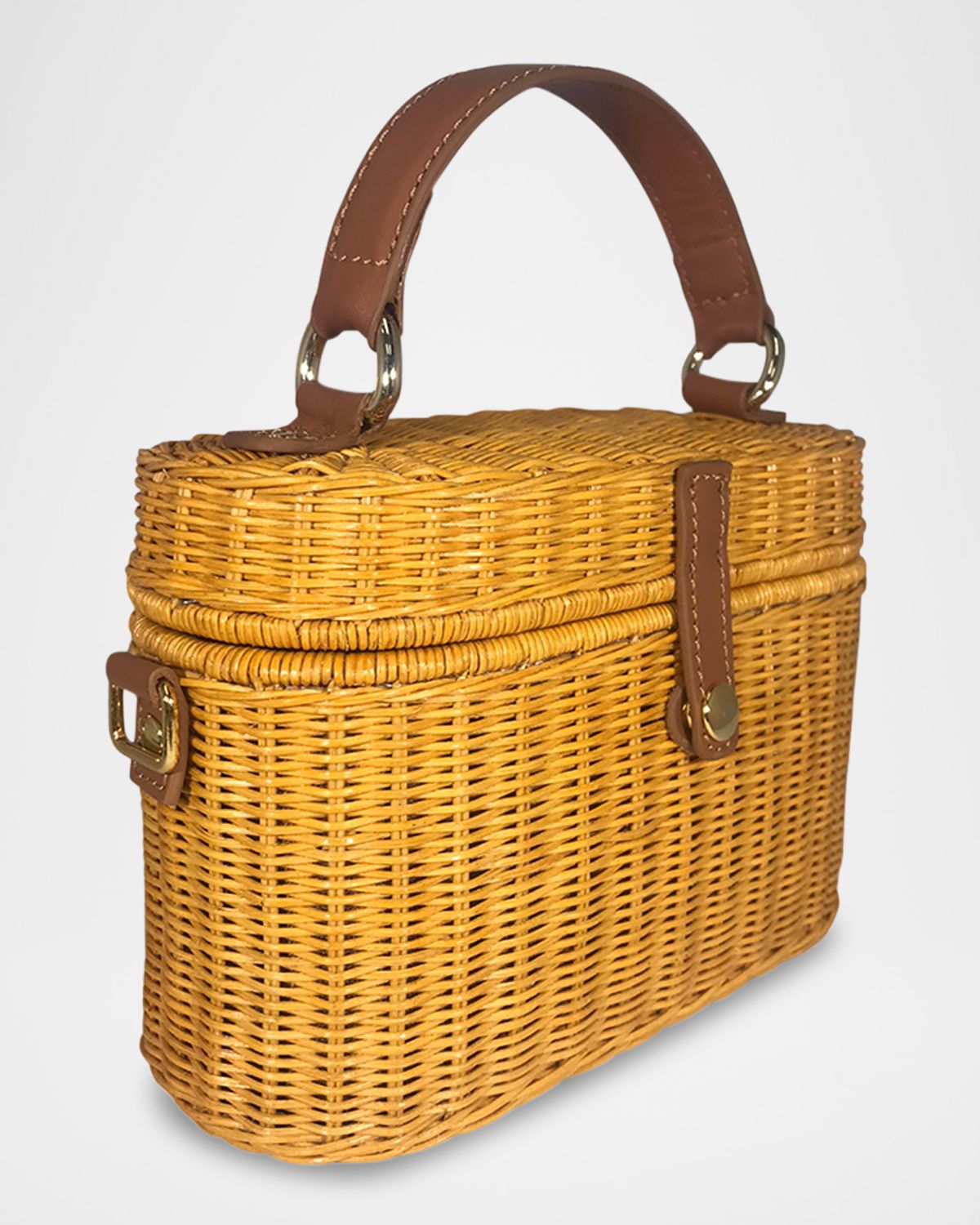 Serpui Catia Basket Top-Handle Bag