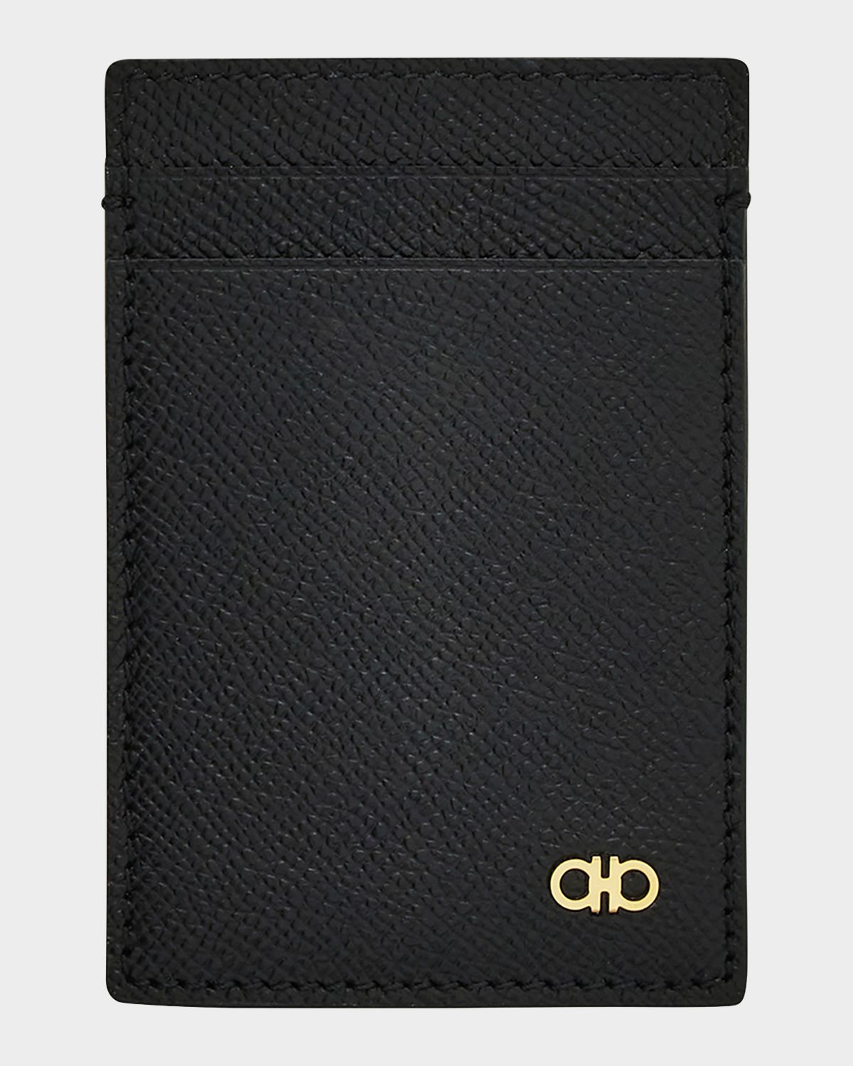 Ferragamo Men 's Micro Gancio Money Clip Card Holder | Thumbnail 4 Ferragamo Men 's Micro Gancio Money Clip Card Holder | Thumbnail 4