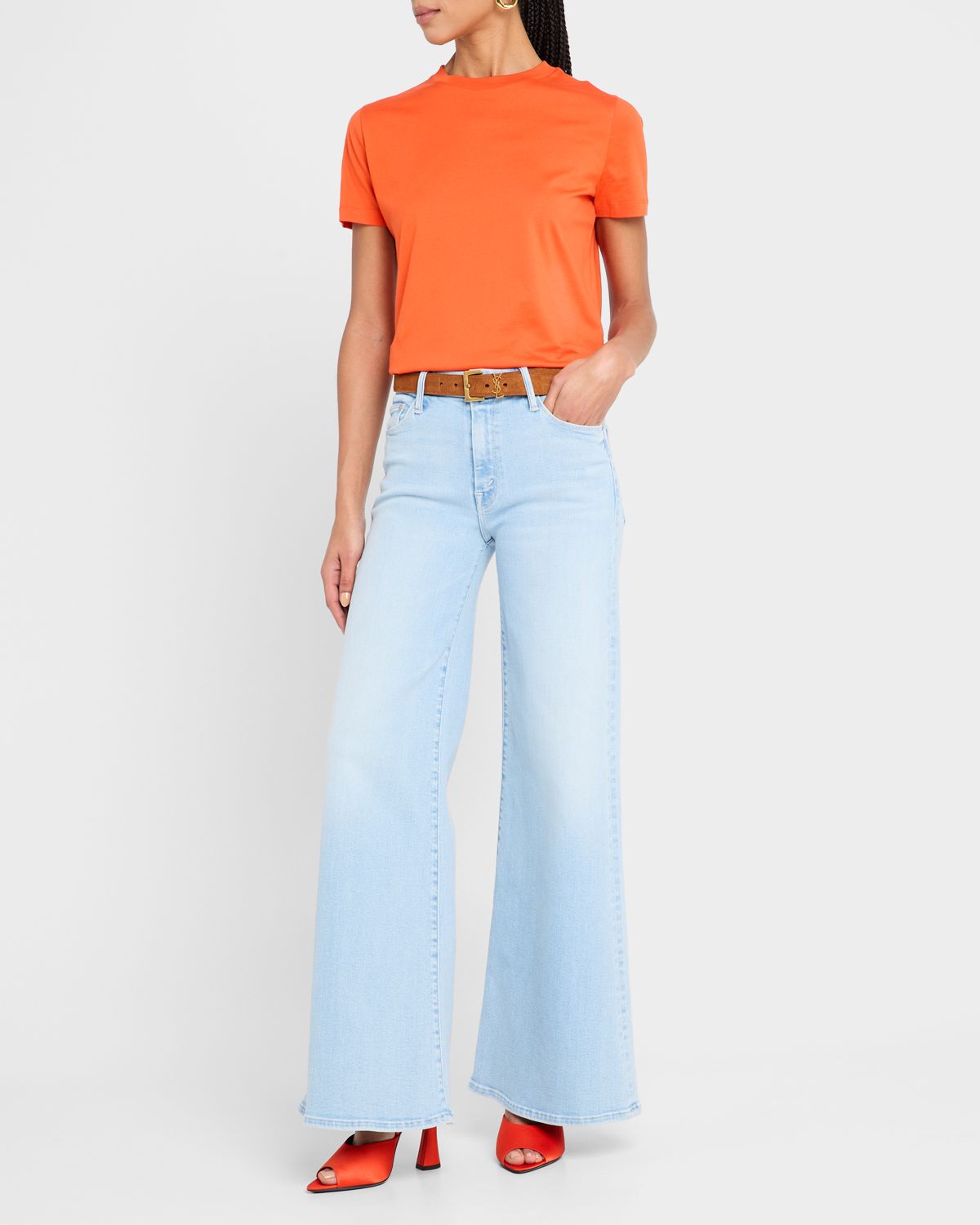 MOTHER The Roller Sneak Jeans