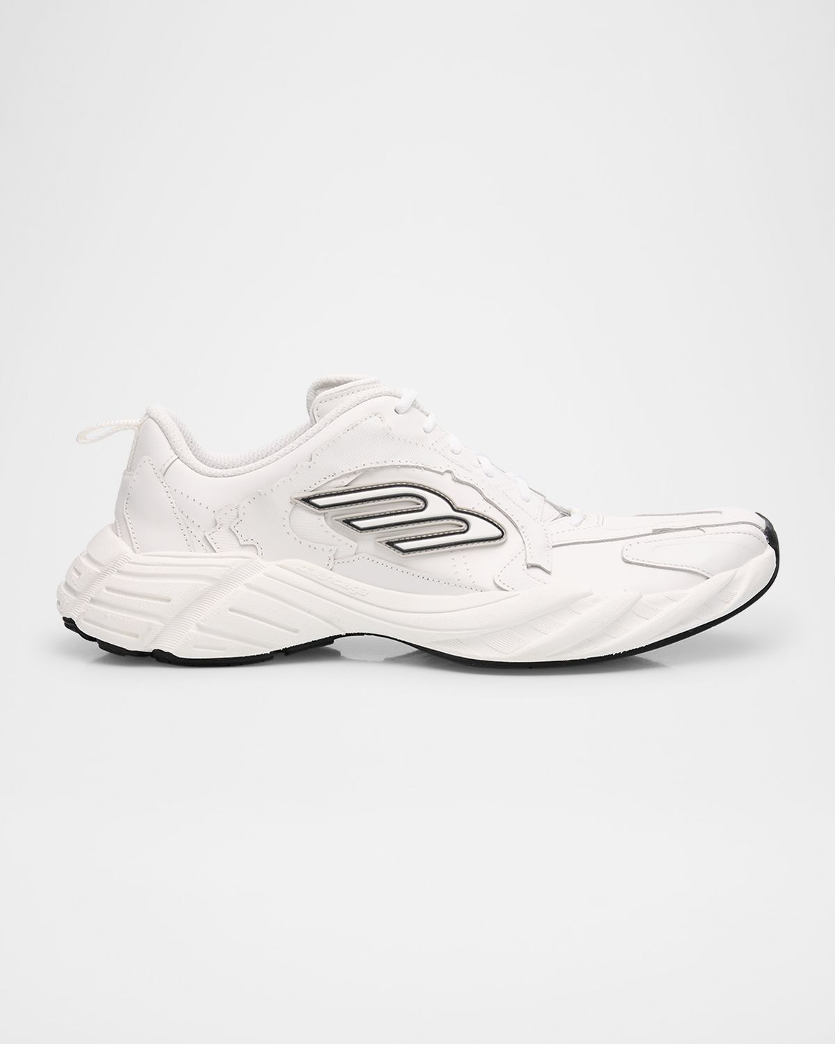 Balenciaga Men 's Monday Leather and Polyester Runner Sneakers