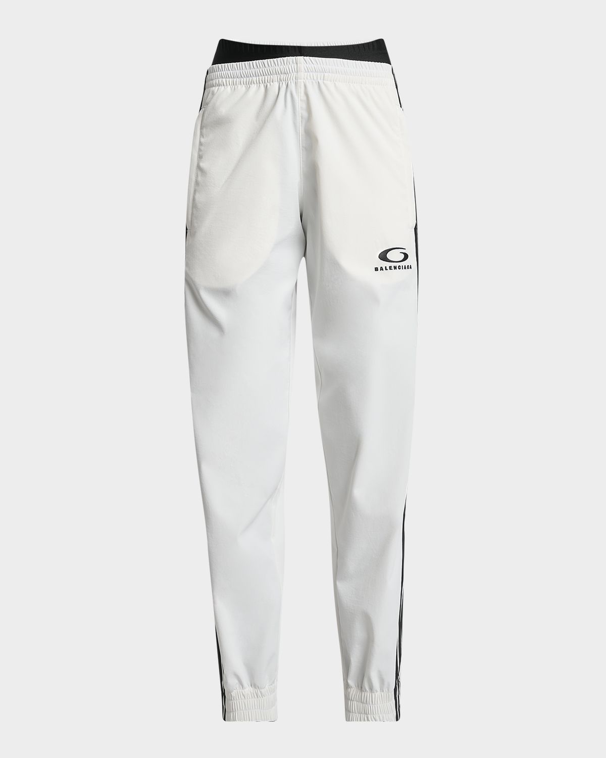 Balenciaga Side-Stripe Tracksuit Pants