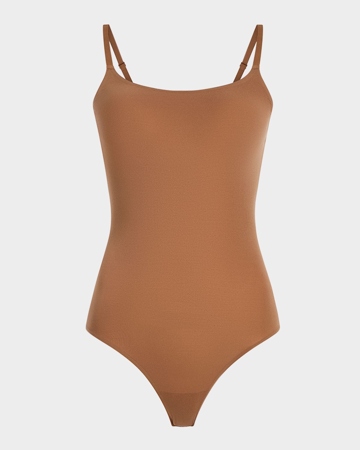 Commando Ballet Scoop-Neck Microfiber Thong Bodysuit