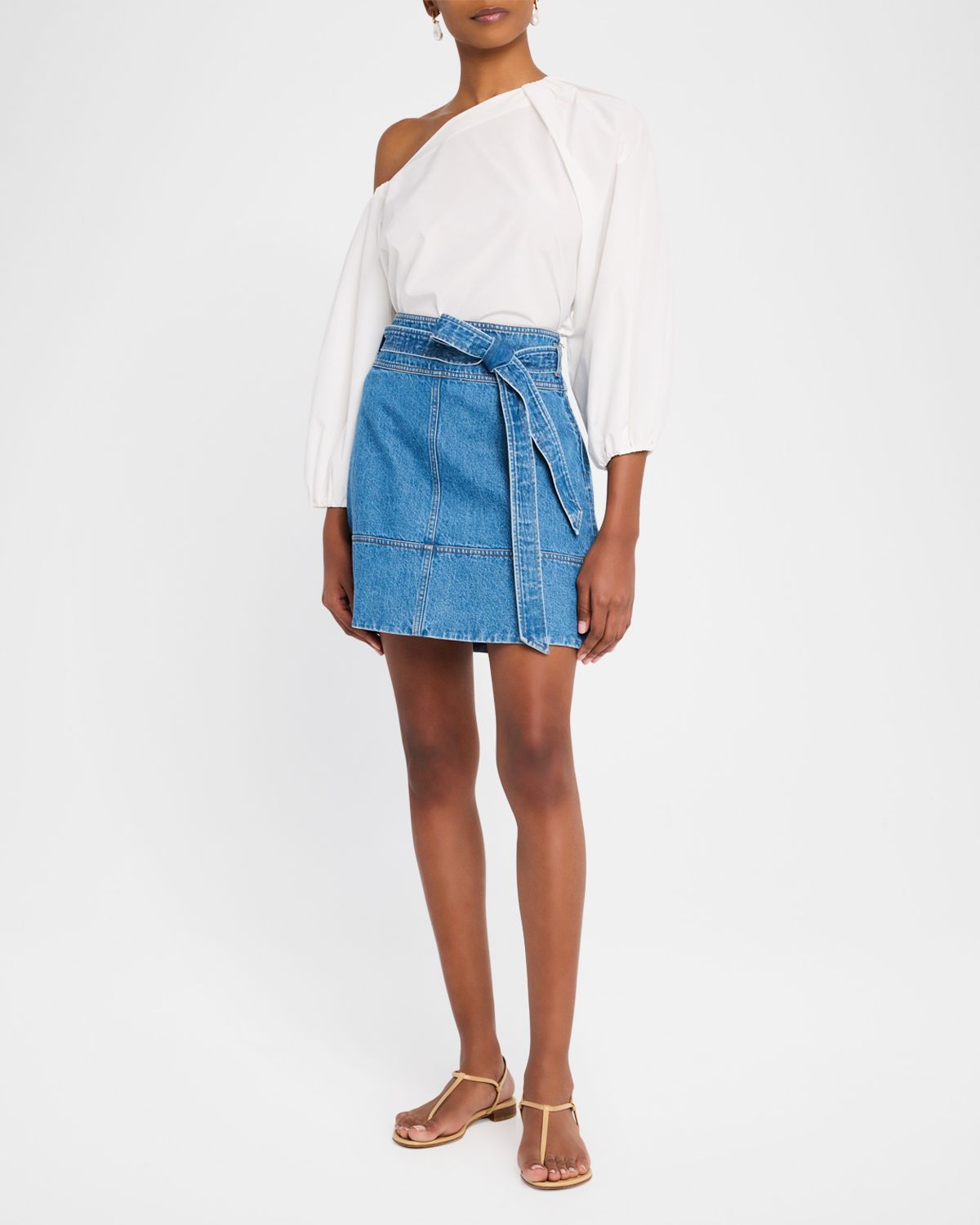 Tanya Taylor Tabitha One-Shoulder Top