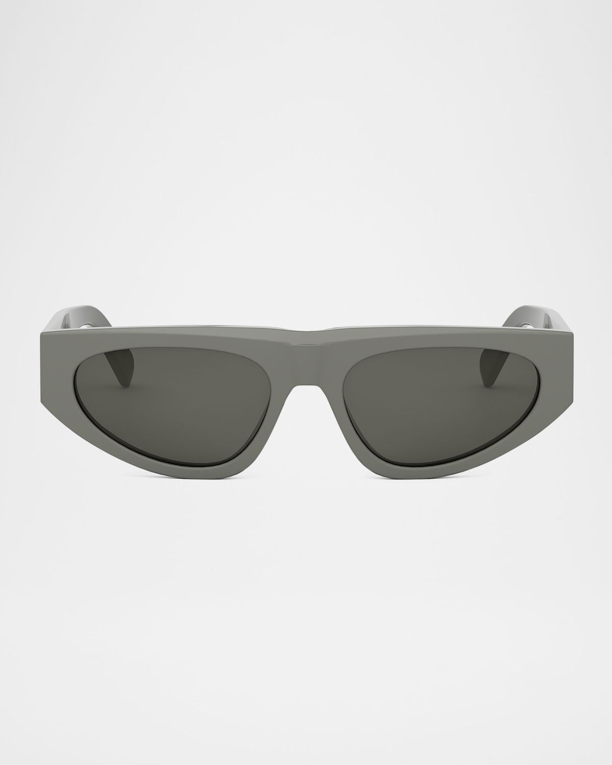 Celine Men 's Monochroms Acetate Rectangle Sunglasses