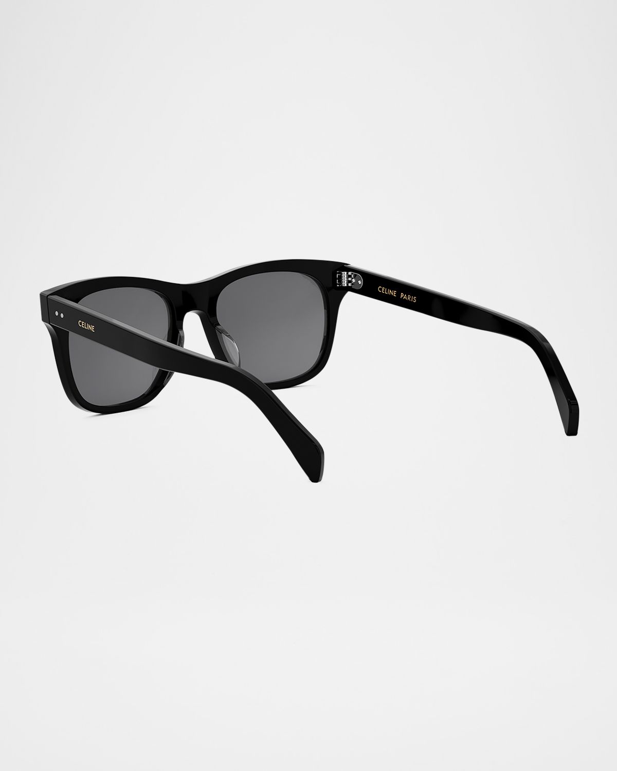 Celine Men 's  Thin Acetate Square Sunglasses