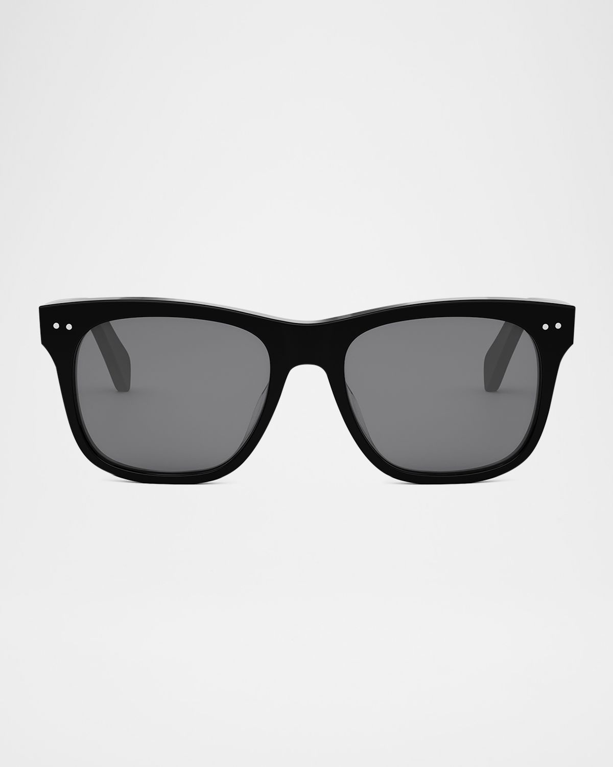 Celine Men 's Thin Acetate Square Sunglasses