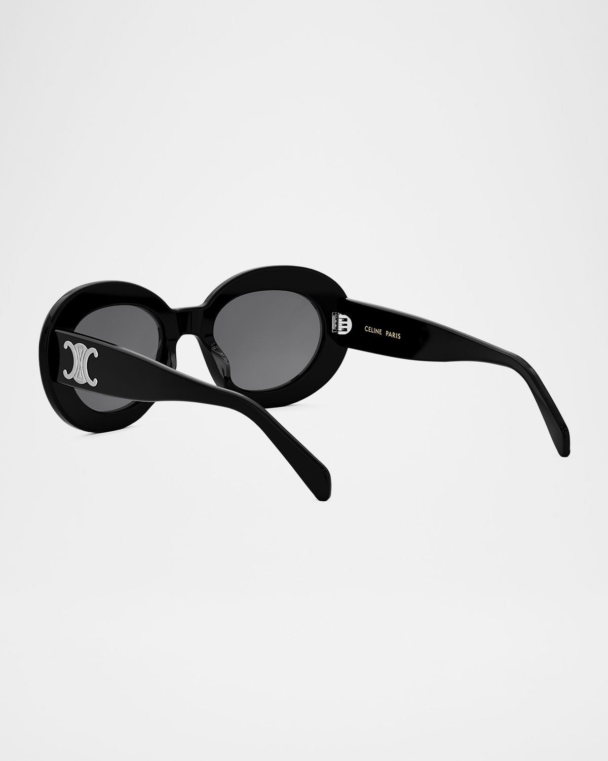 Celine Men 's Triomphe Acetate Round Sunglasses