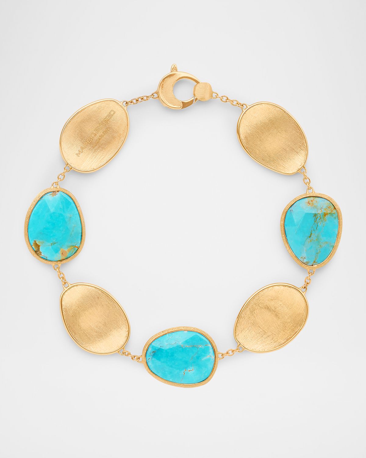 Marco Bicego 18K Lunaria Bracelet with Turquoise
