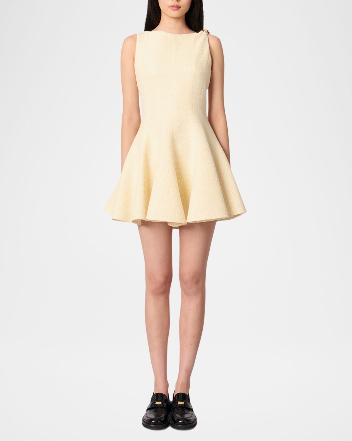 Maje Risoleil Tweed Mini Dress