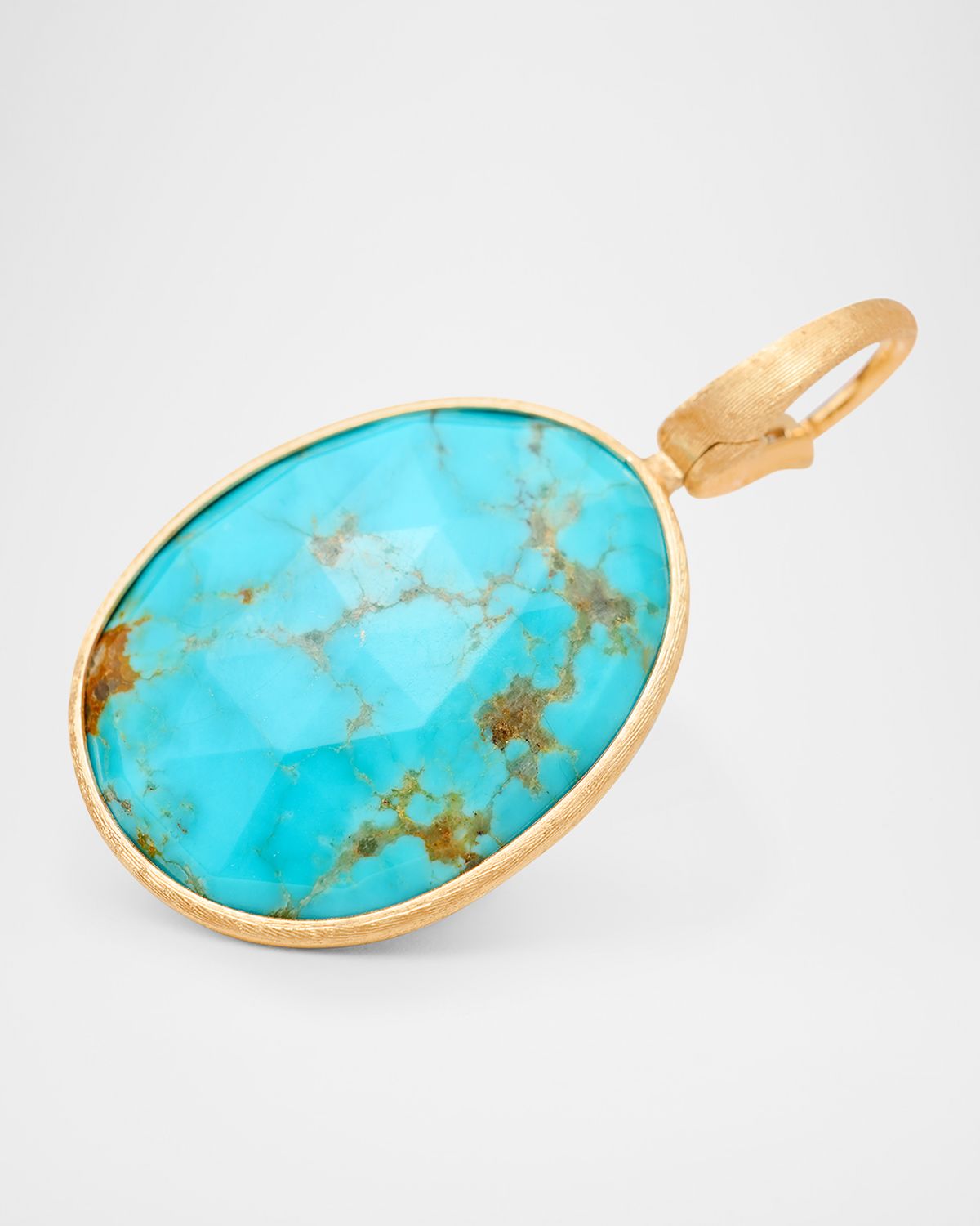 Marco Bicego 18K Lunaria Pendant with Turquoise