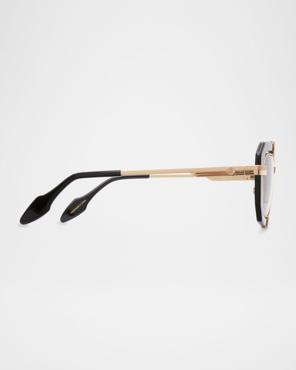 JW Anderson Geometric Aviator Stainless Steel Sunglasses