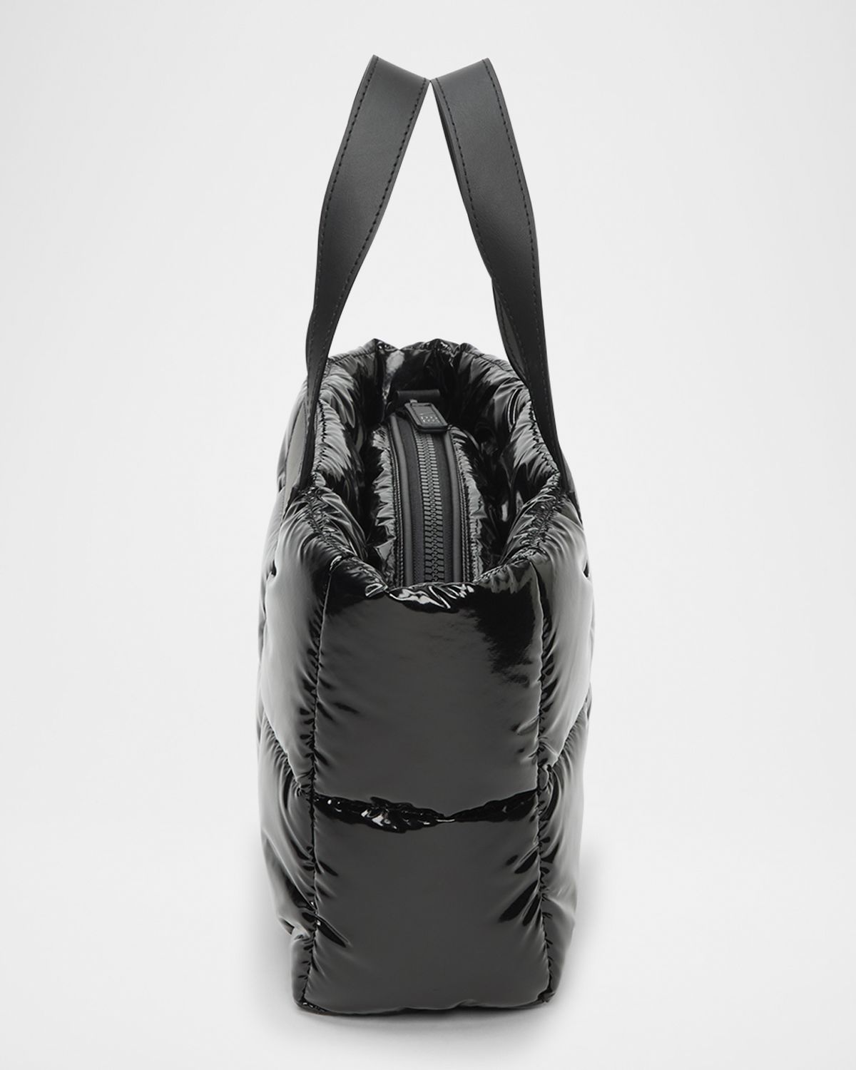 VeeCollective Porter Marche Small Quilted Vinyl Tote Bag