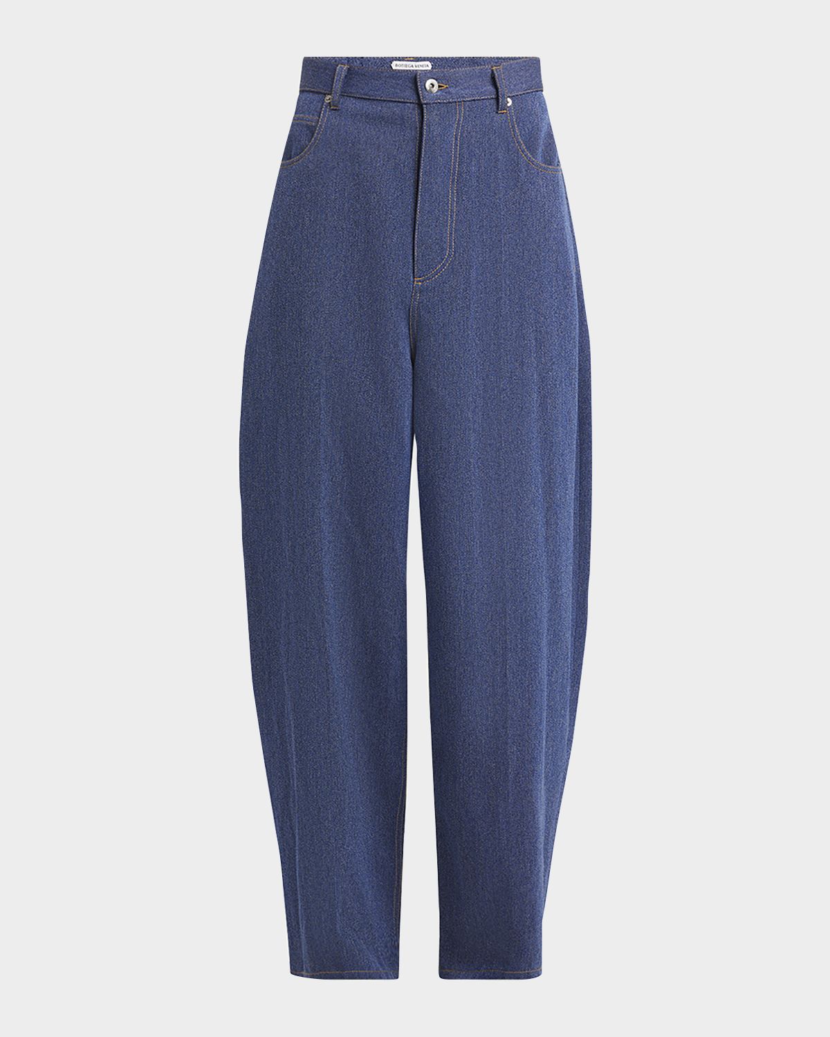 Bottega Veneta Men 's Wide-Leg Drill Trousers