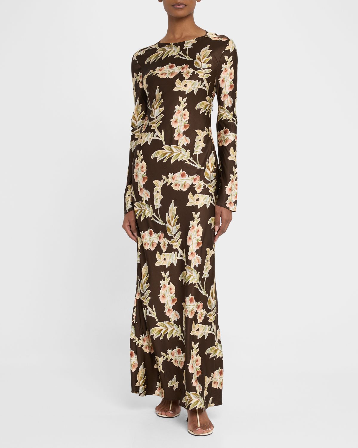 Faithfull the Brand Faroe Bias-Cut Maxi Dress