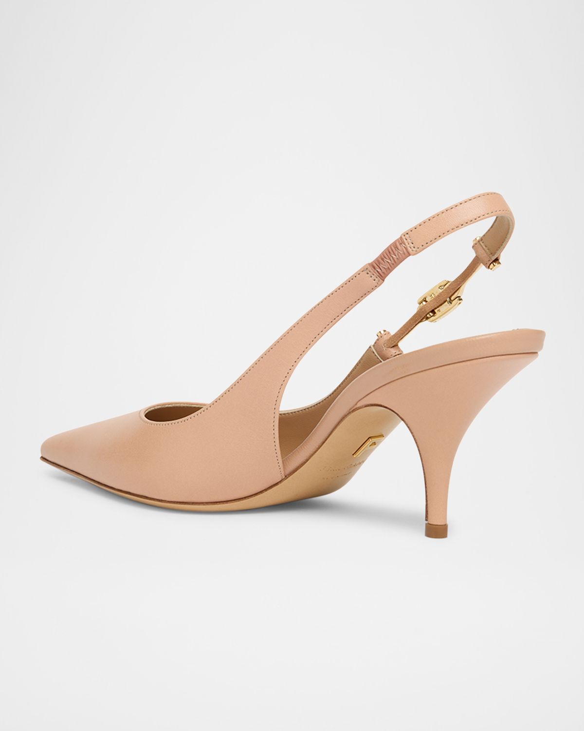 Ferragamo Tally Logo Slingback Pumps