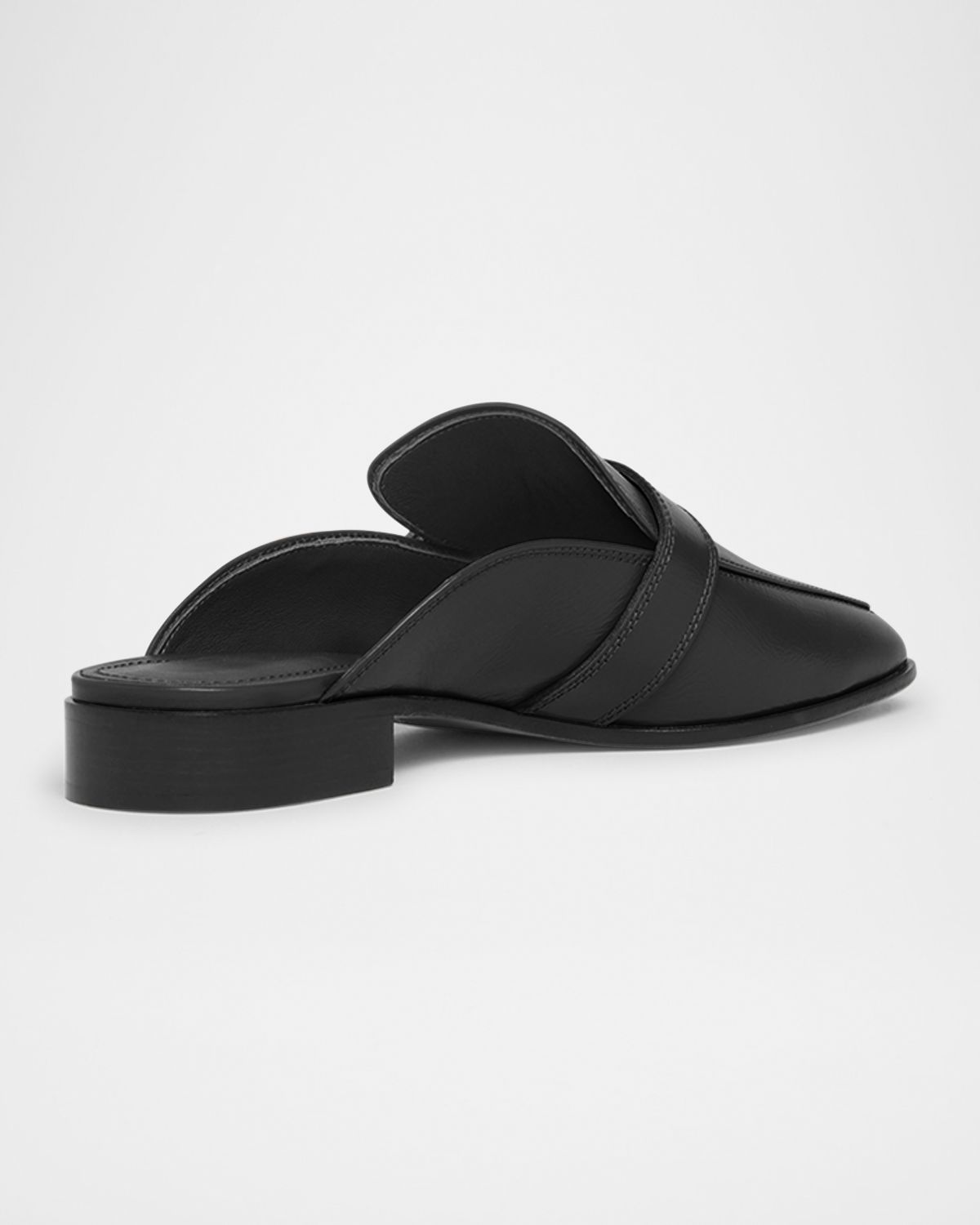 Ferragamo Mavira Leather Gancini Strap Loafer Mules