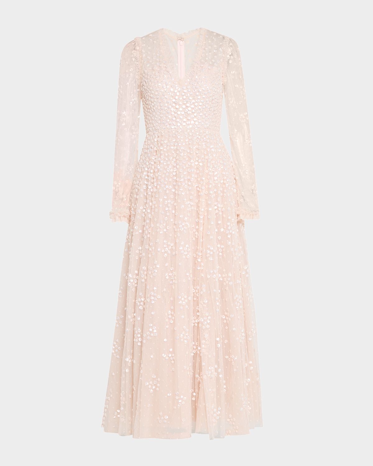 Needle & Thread Leila Sequin Dot Tulle Ankle Gown | Thumbnail 6 Needle & Thread Leila Sequin Dot Tulle Ankle Gown | Thumbnail 6