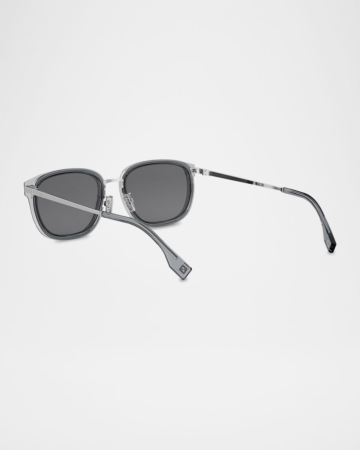 Fendi Men 's  Travel Metal Round Sunglasses