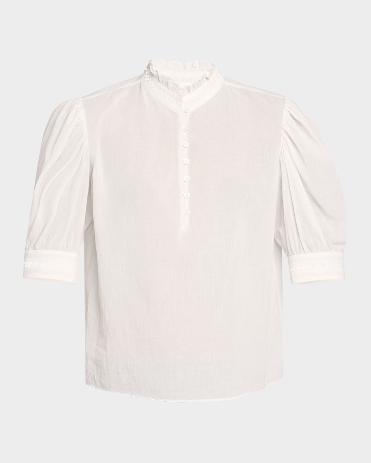 FRAME The Ruffle Collar Top
