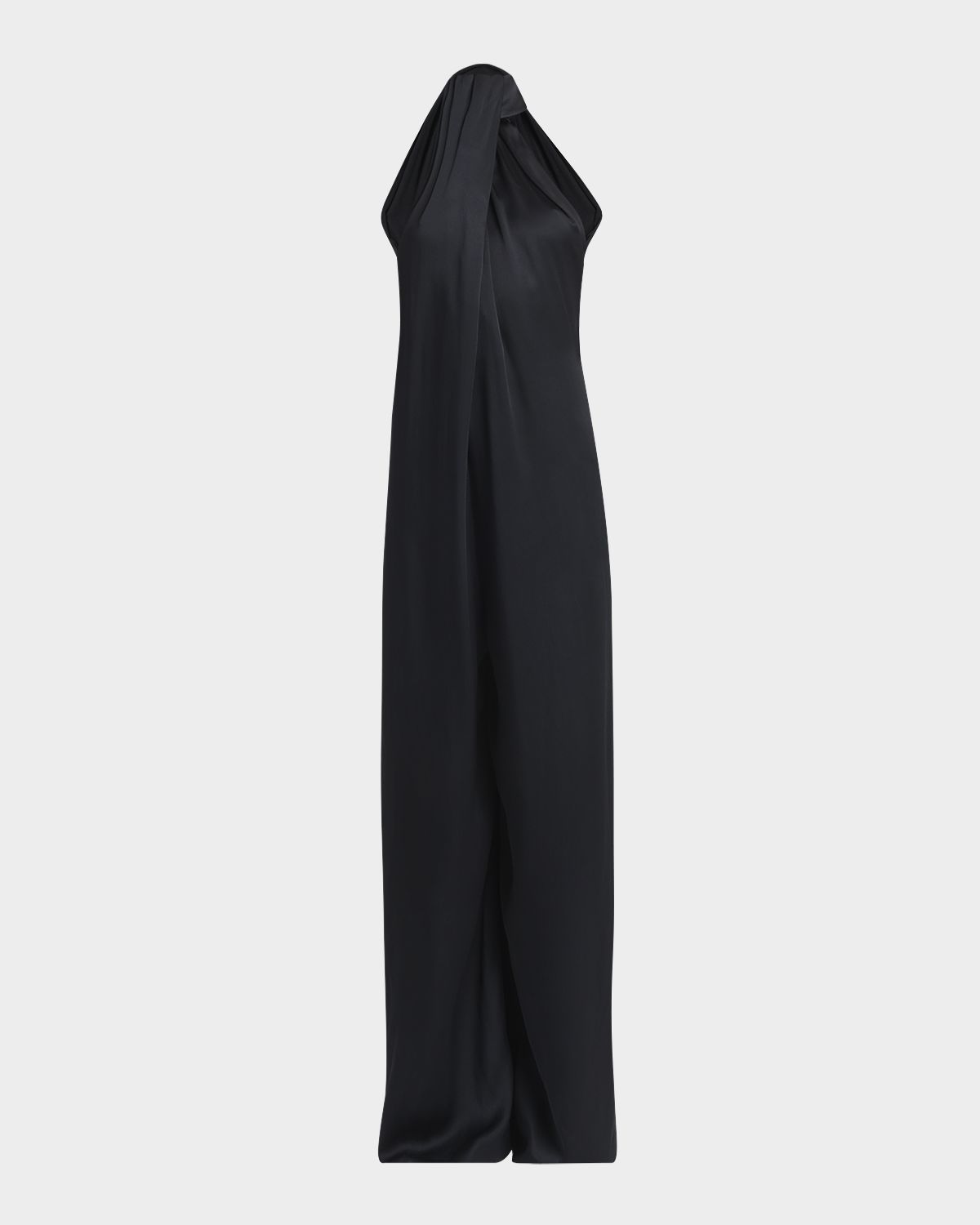 Stella McCartney Envers Draped Satin Halterneck Jumpsuit | Thumbnail 6 Stella McCartney Envers Draped Satin Halterneck Jumpsuit | Thumbnail 6
