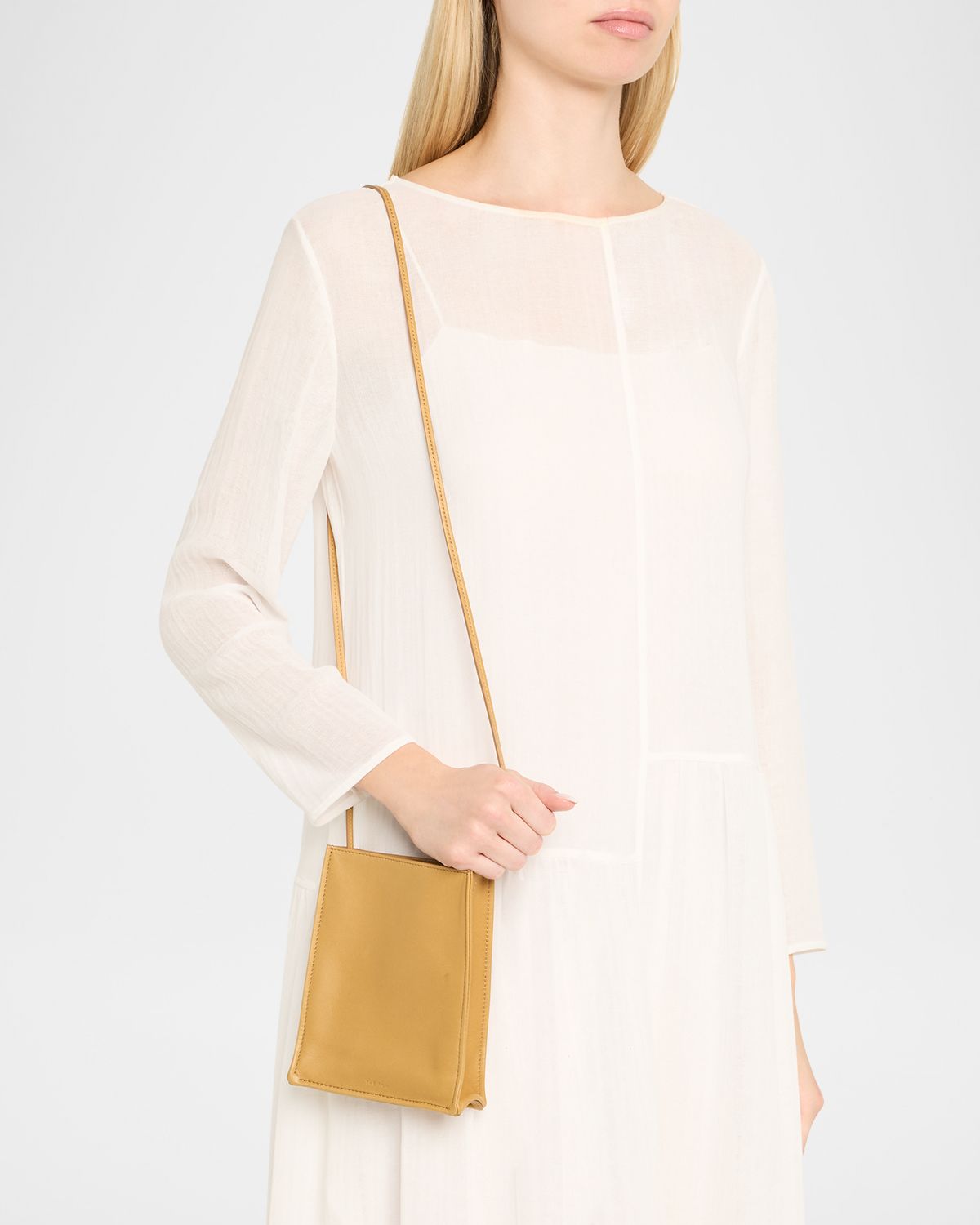 THE ROW To Go Small Crossbody Bag in Napa Leather