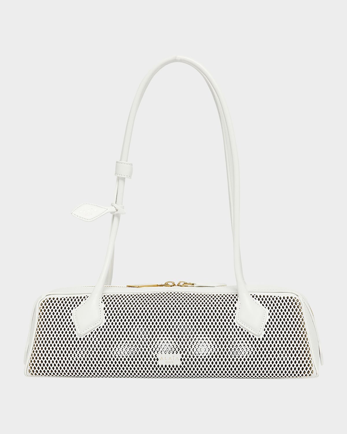 ALAÏA Le Teckel Medium Shoulder Bag in Fishnet Leather | Thumbnail 7 ALAÏA Le Teckel Medium Shoulder Bag in Fishnet Leather | Thumbnail 7