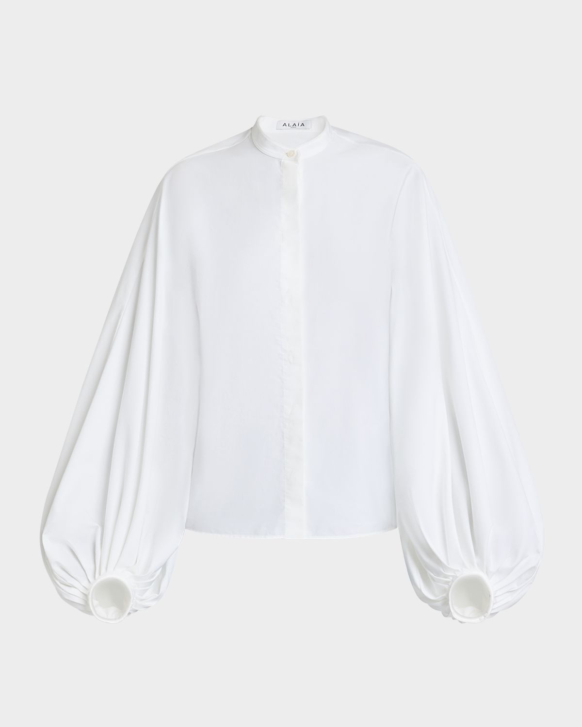 ALAIA Puff Sleeve Button Down Blouse | Thumbnail 6