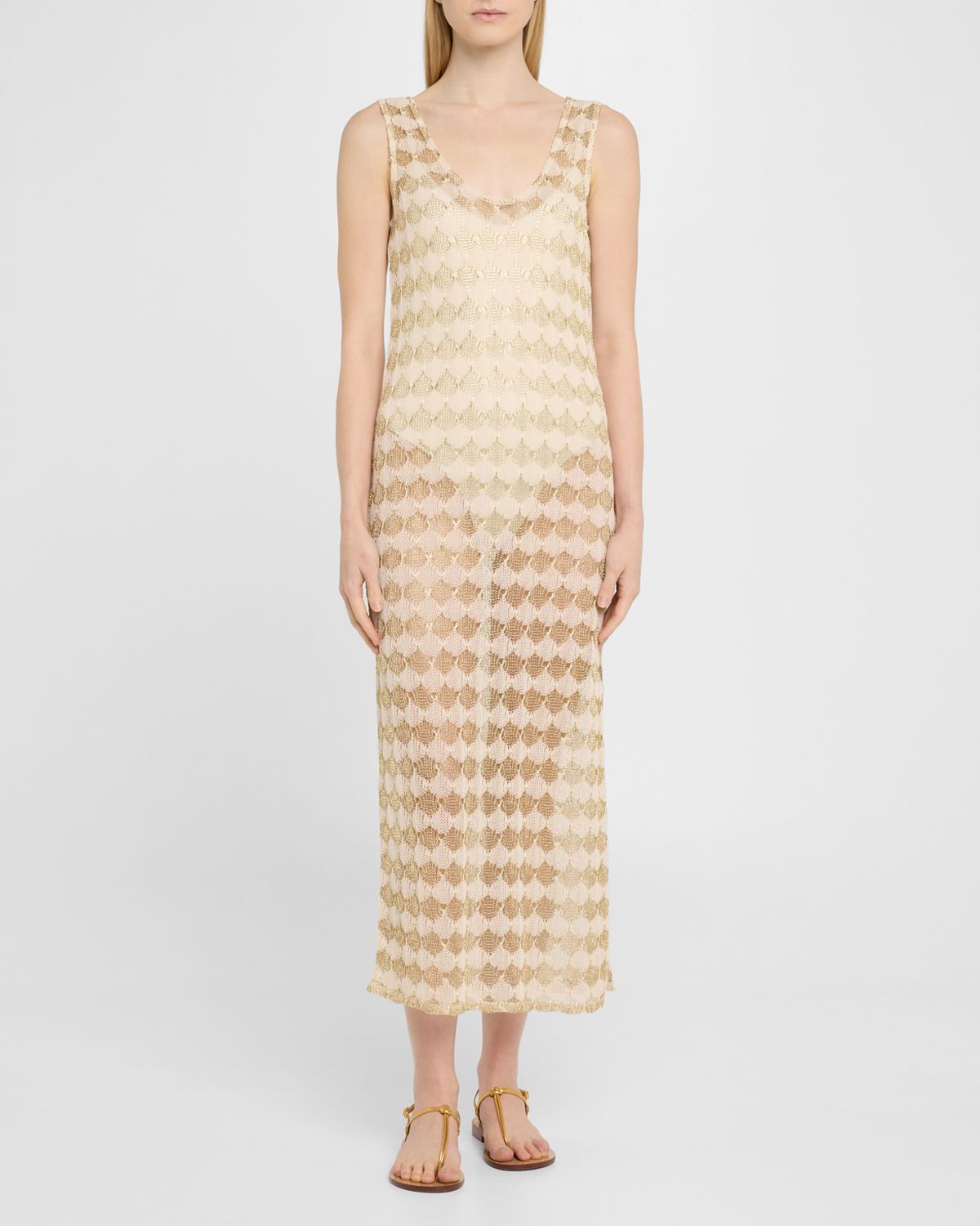 Ramy Brook Angely Crochet Coverup Midi Dress