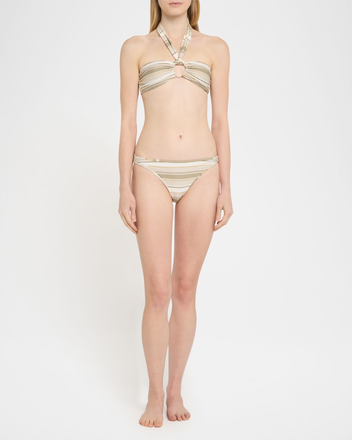 Ramy Brook Striped Marie Bikini Bottoms