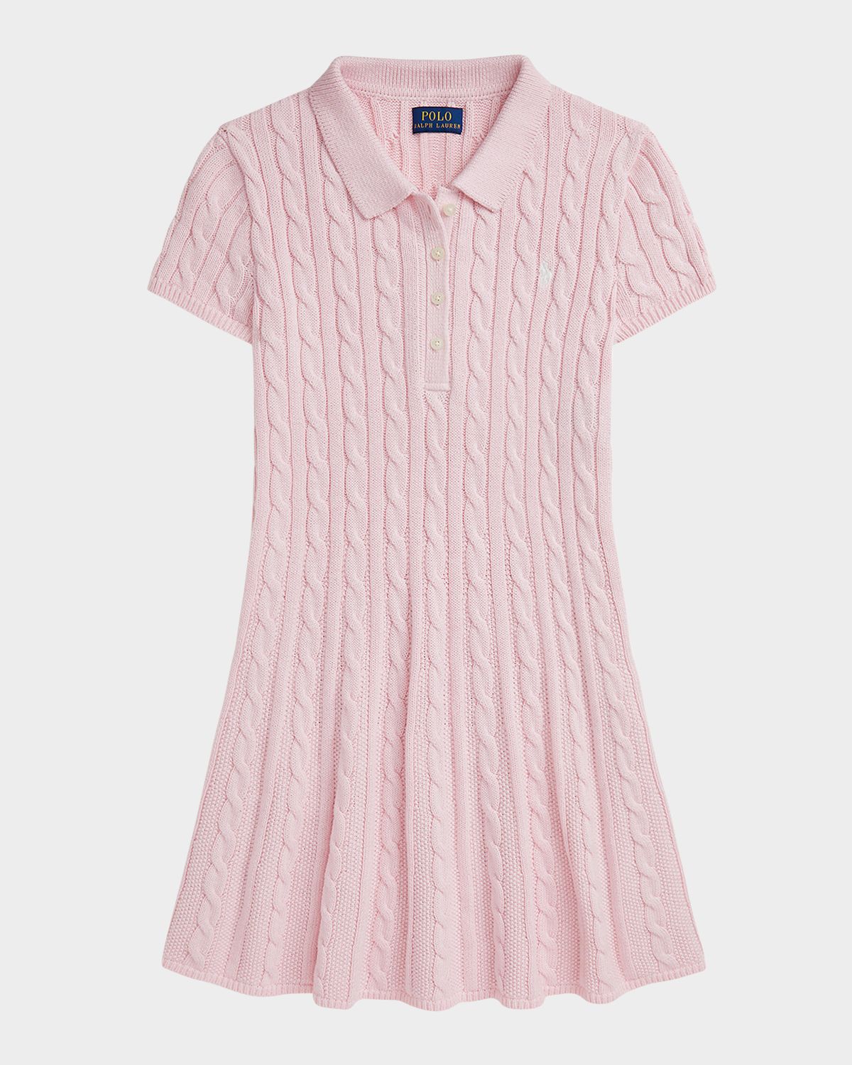 Ralph Lauren Girl 's Cable Knit Dress, Size S-XL