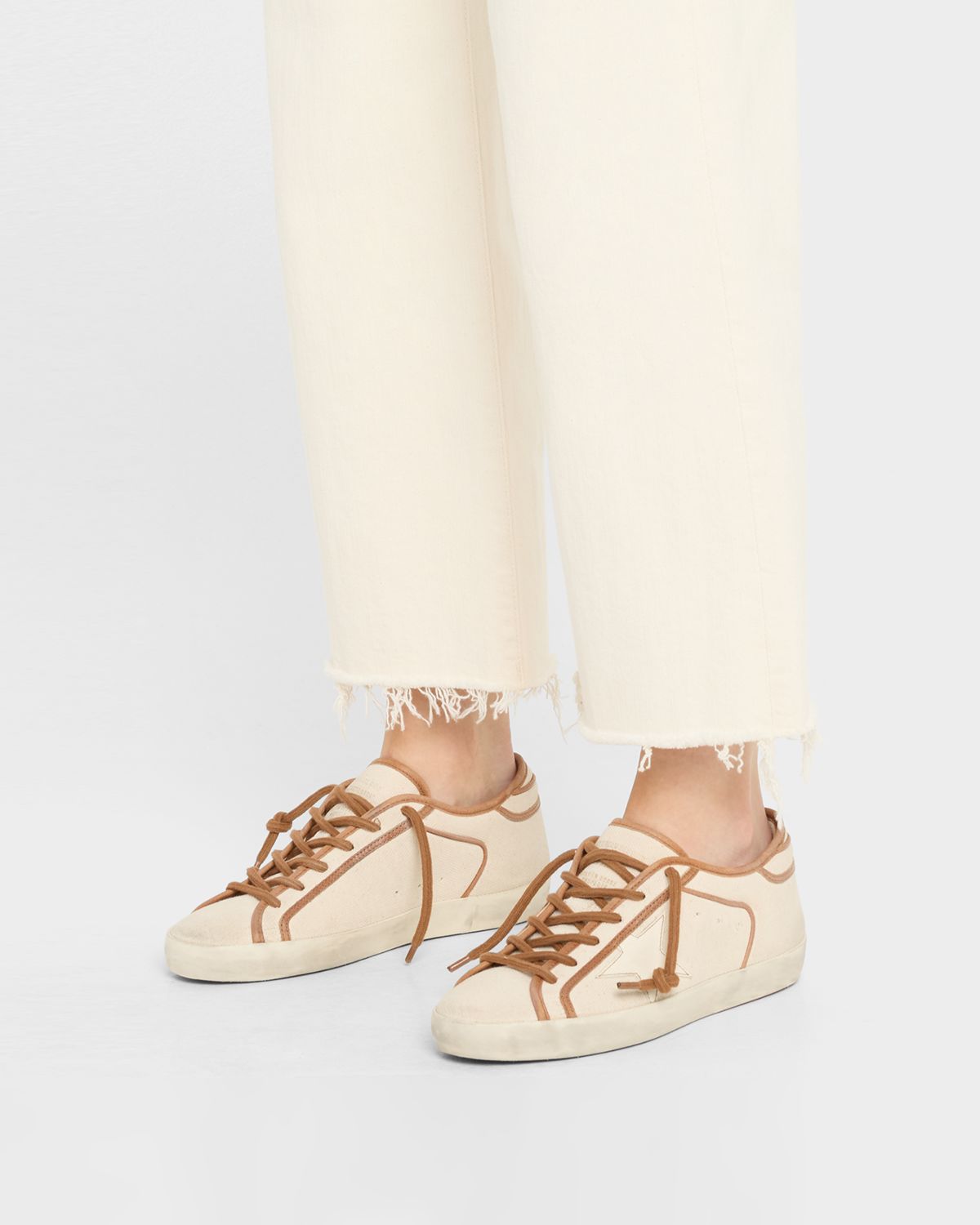 Golden Goose Super-Star Canvas Low-Top Sneakers