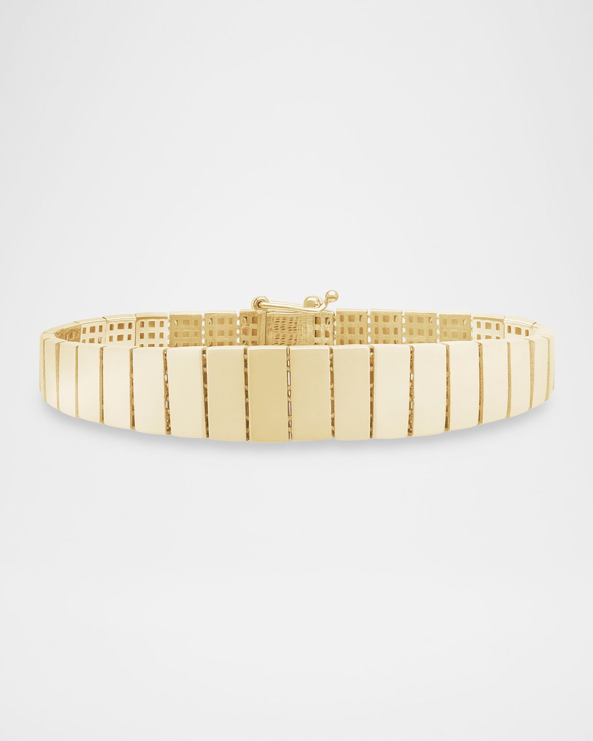 LANA Graduating Flash Tile Chain Bracelet in 14K Yellow Gold