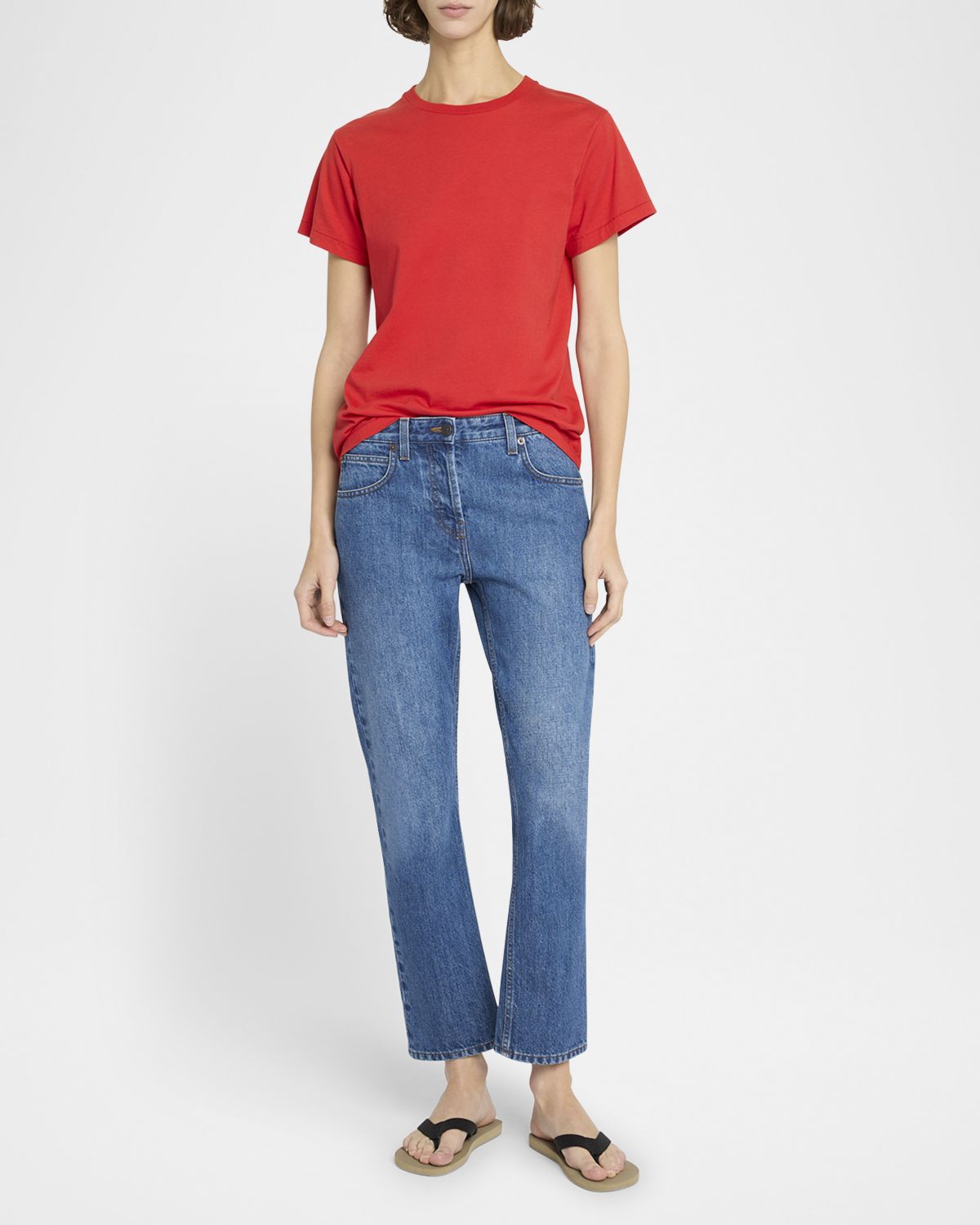 THE ROW Riaco Slim-Leg Ankle Jeans