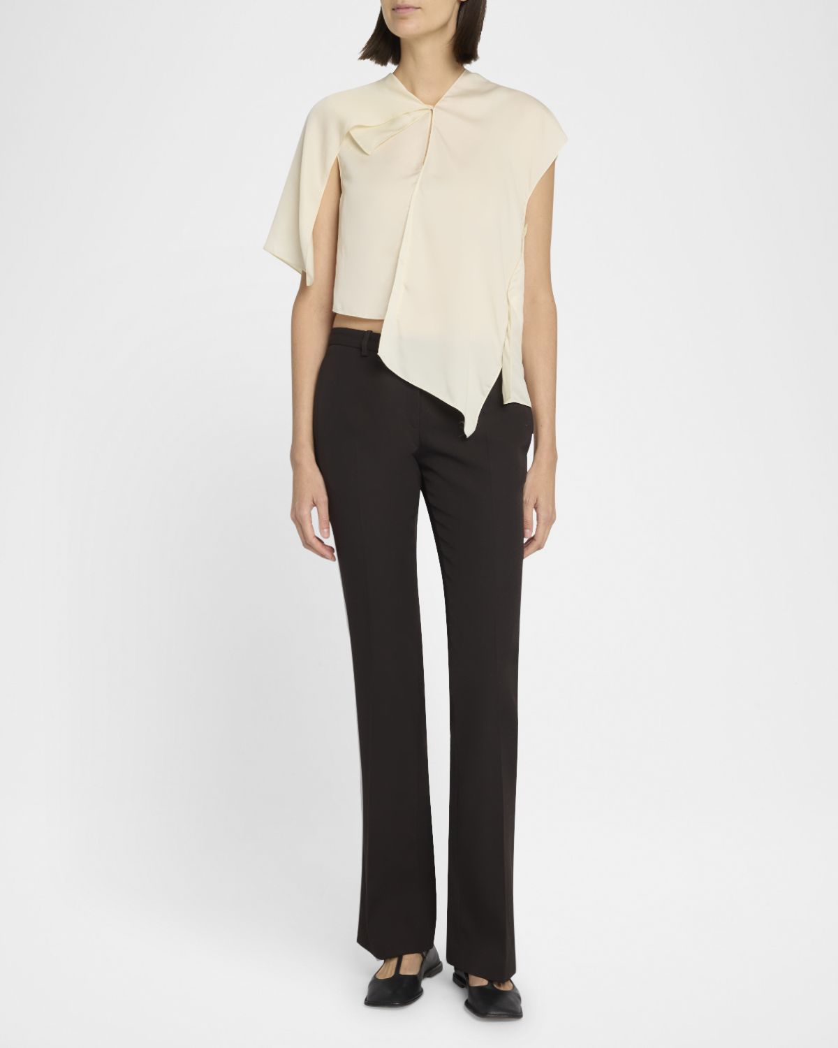 THE ROW Doss Paneled Sleeveless Top