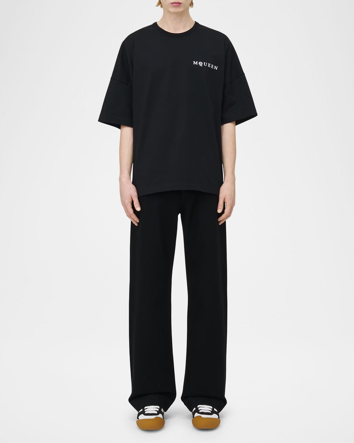 McQueen Men 's Relaxed Logo T-Shirt