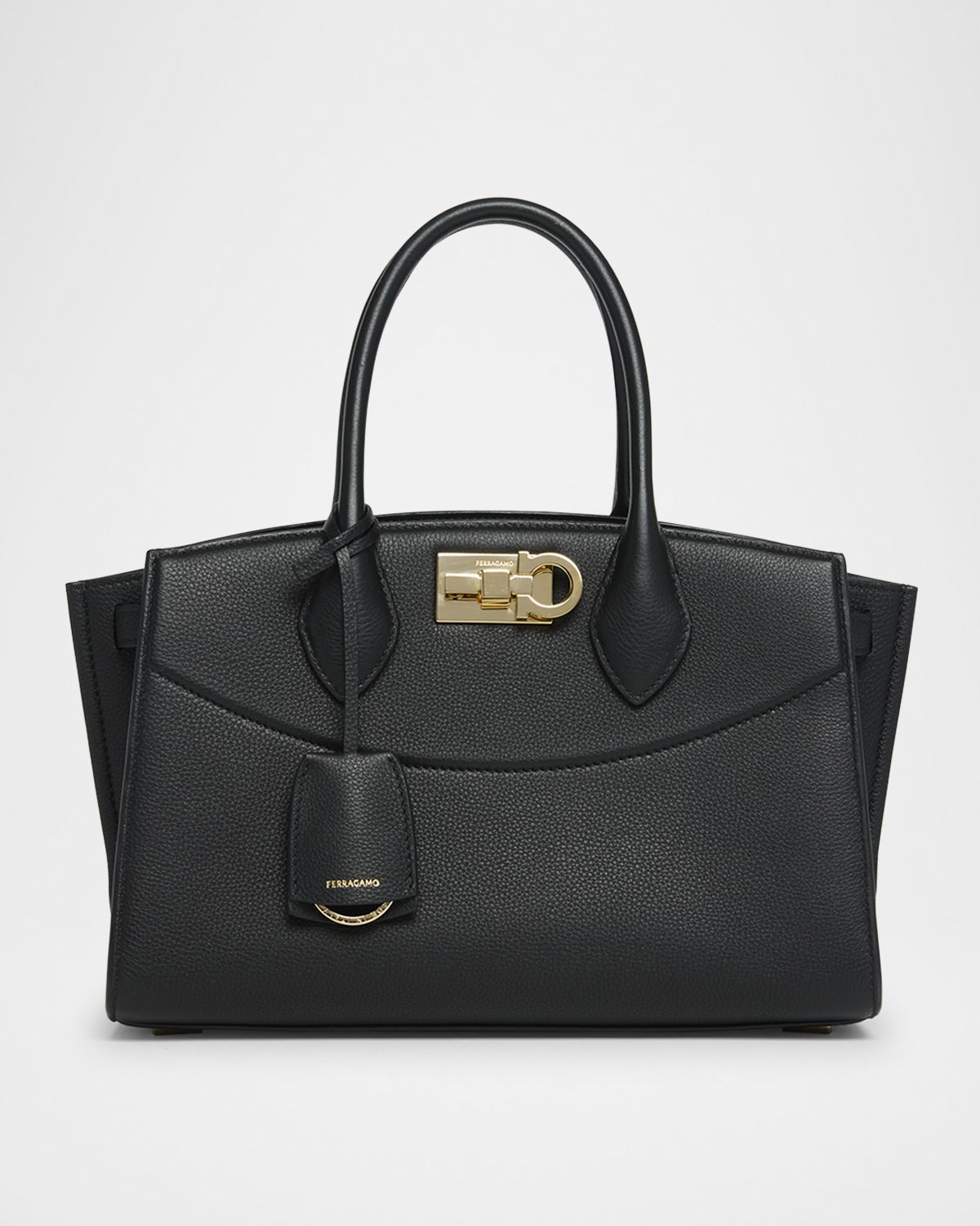 Ferragamo The New Studio Soft Leather Top-Handle Bag | Thumbnail 7 Ferragamo The New Studio Soft Leather Top-Handle Bag | Thumbnail 7