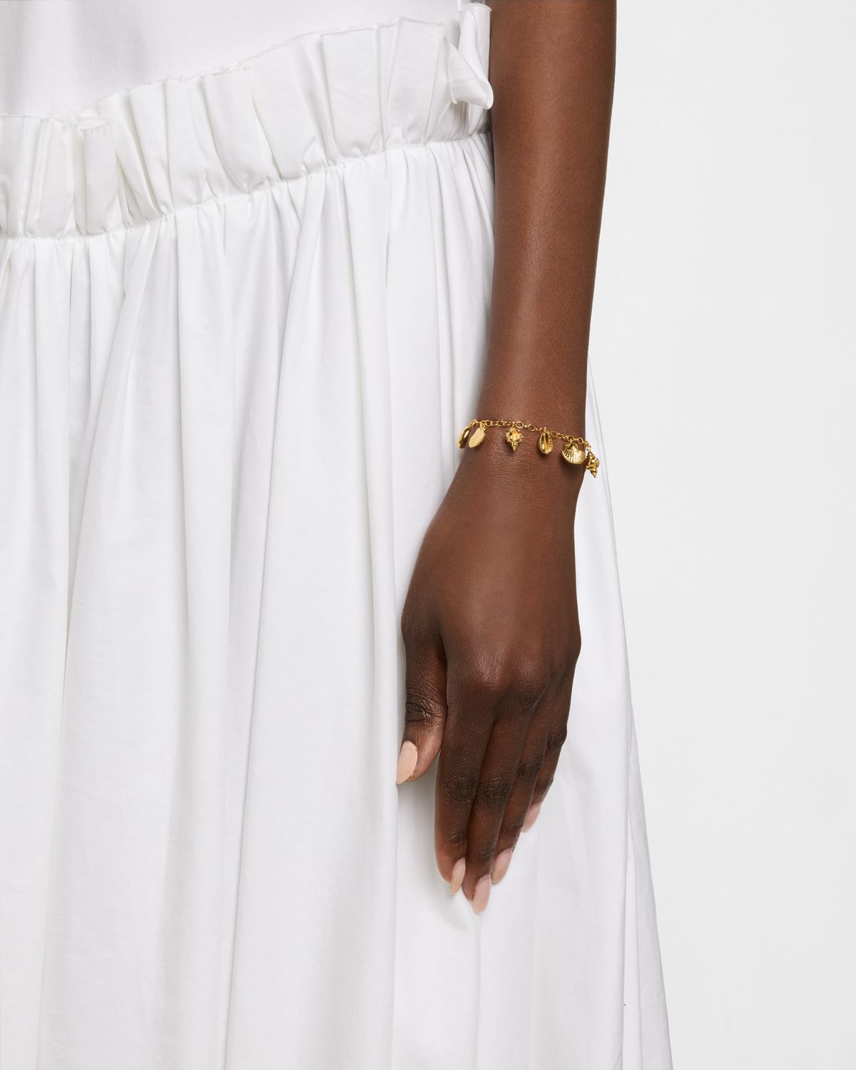 NEST Jewelry Tiny Shells Charm Anklet