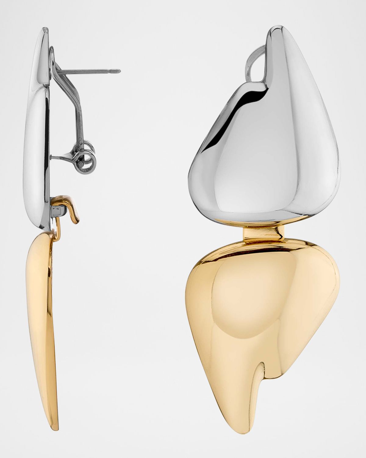 DEMARSON Blaze Two-Tone Convertible Earrings