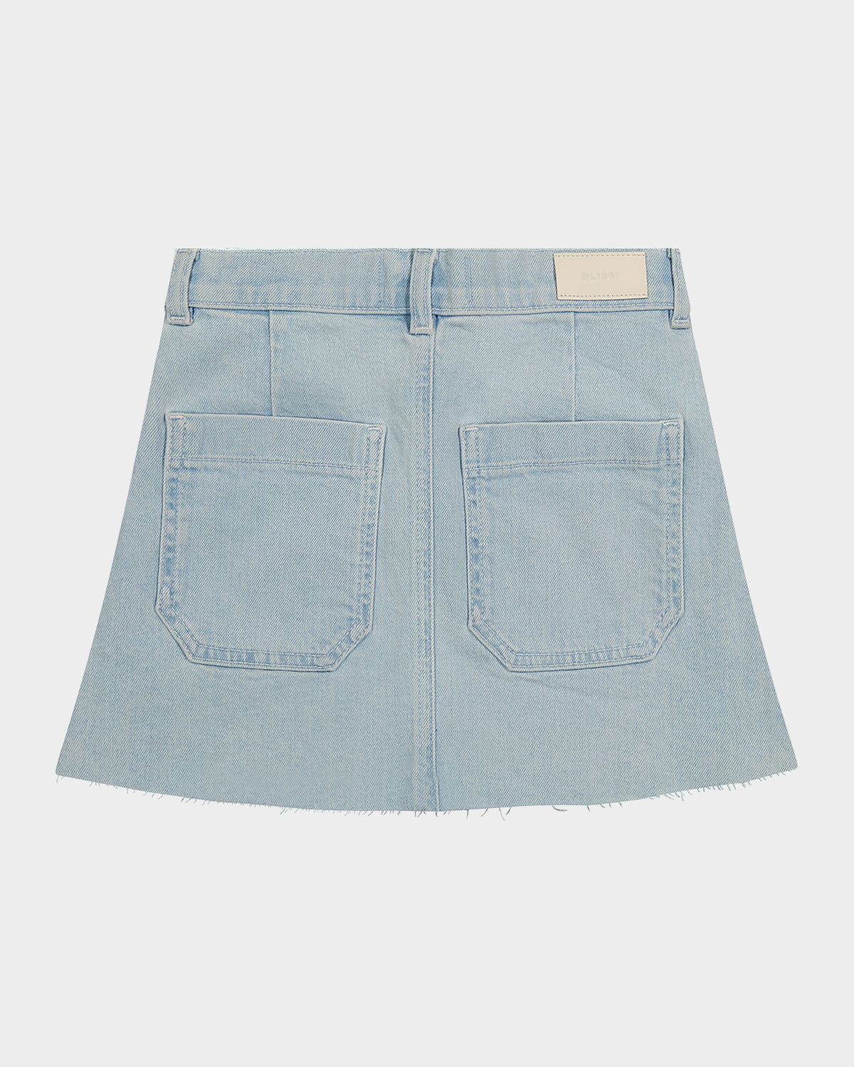DL1961 Girl 's Jenny Denim Mini Skirt, Size 7-16