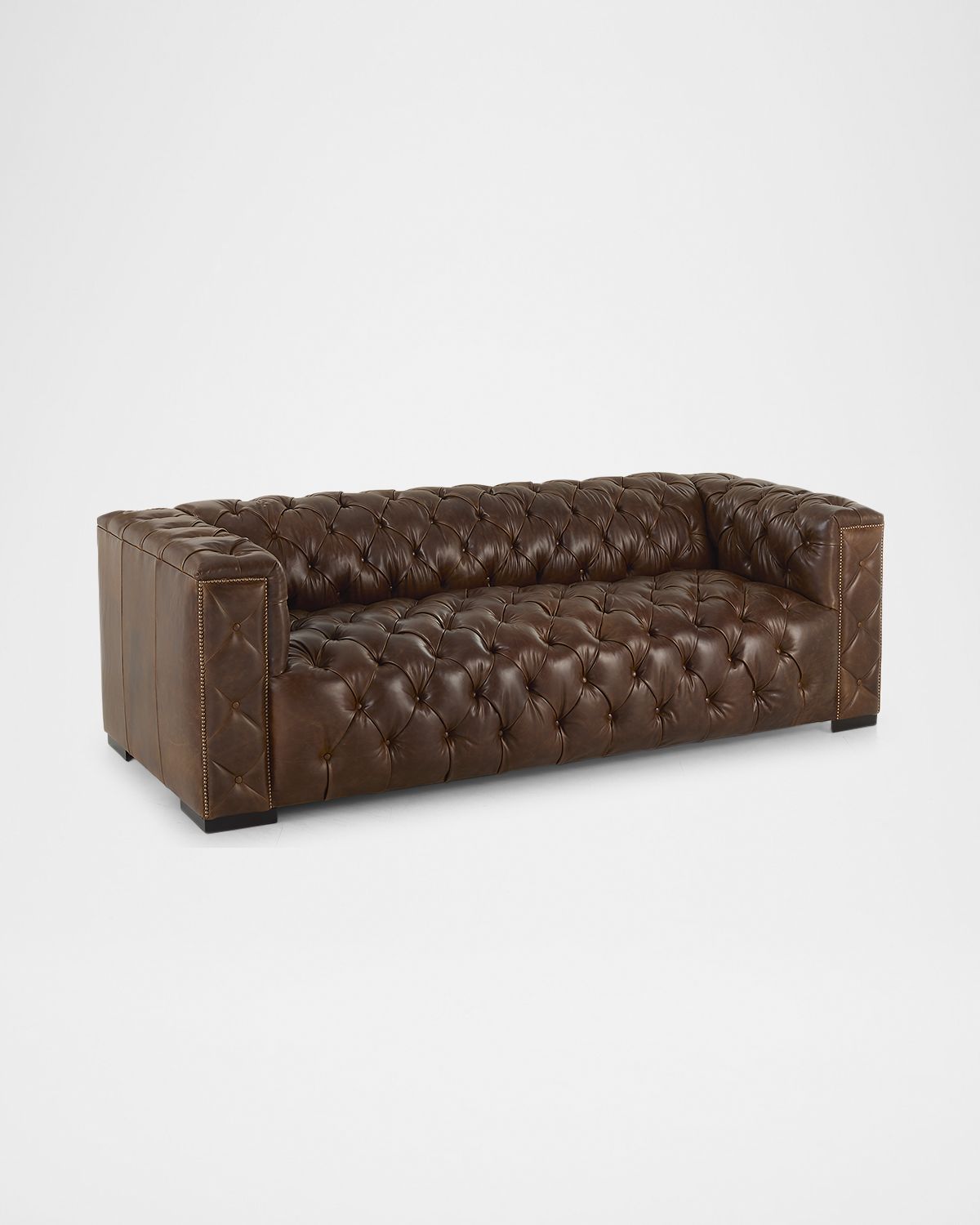 Old Hickory Tannery Mastra Leather Chesterfield Sofa, 101" | Thumbnail 6 Old Hickory Tannery Mastra Leather Chesterfield Sofa, 101" | Thumbnail 6