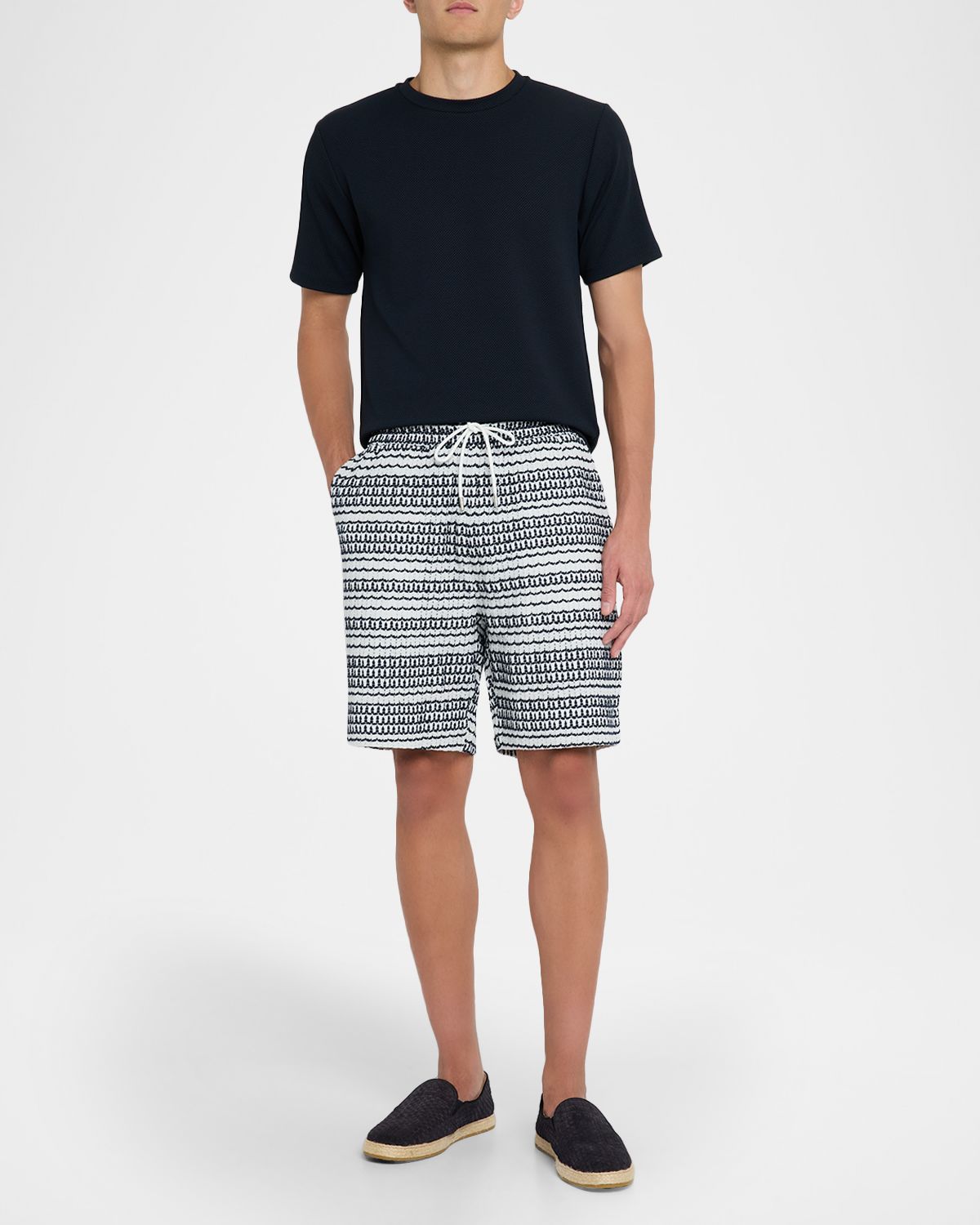 Reiss Men 's Wick Textured T-Shirt