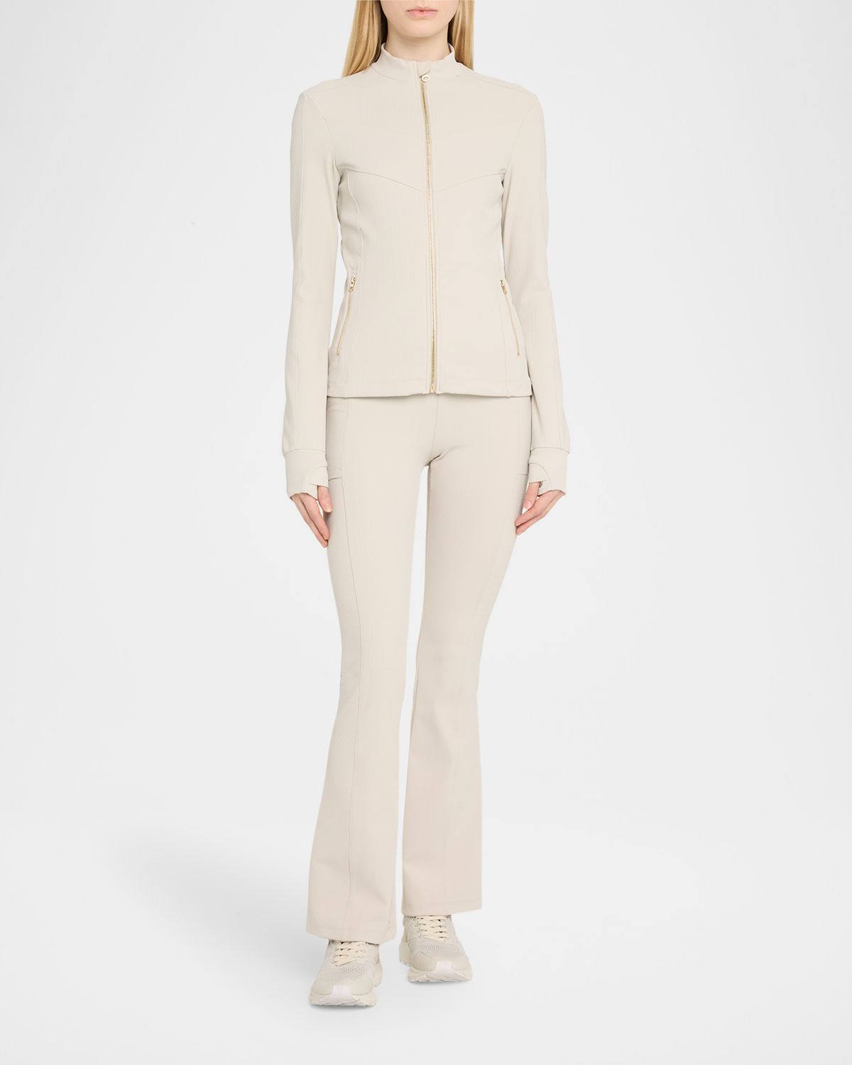 Blanc Noir Directional Rib Jacket