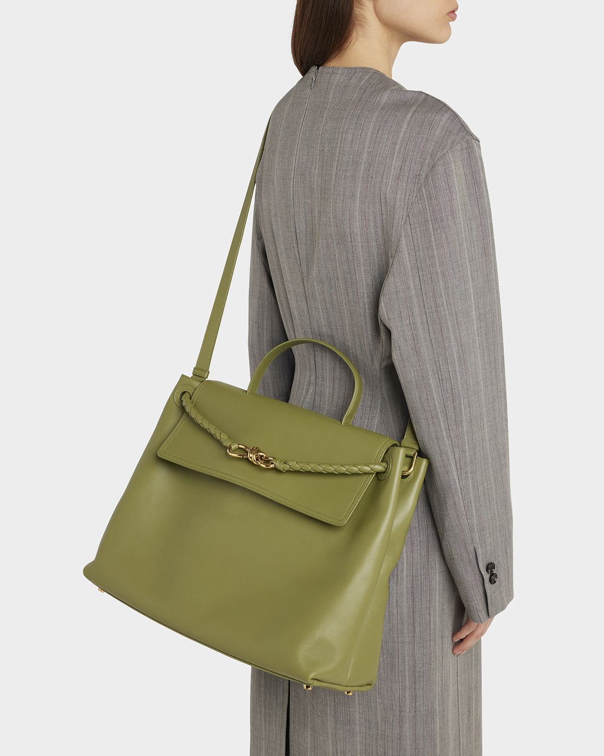 Bottega Veneta Ciao Ciao Large Leather Top-Handle Bag