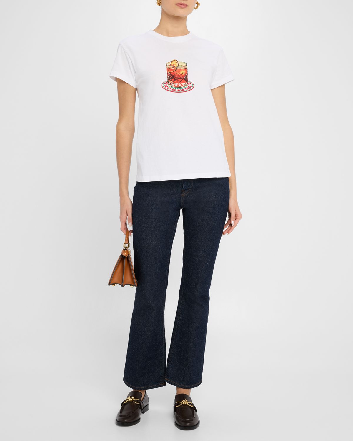 Damson Madder Negroni Shrunken Crewneck Tee