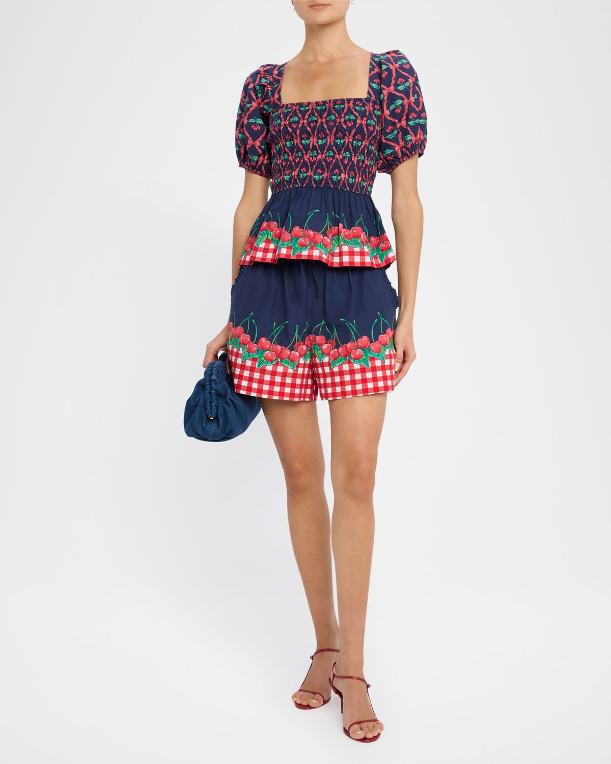 Damson Madder Cherry Pie Drawstring Shorts